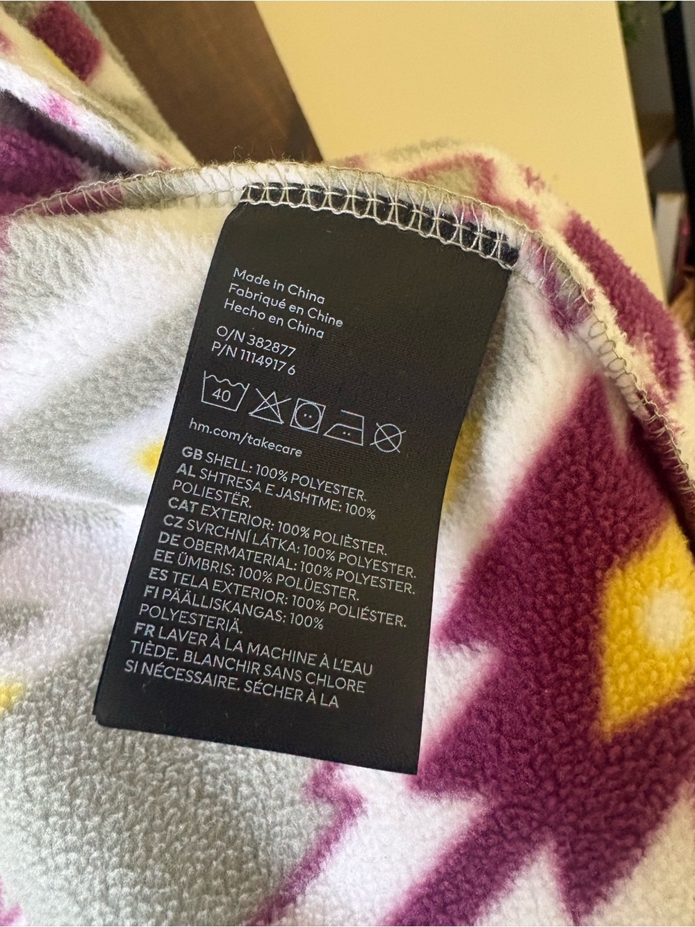 H&M Aztec Fleece Shacket - Picture 7 of 8